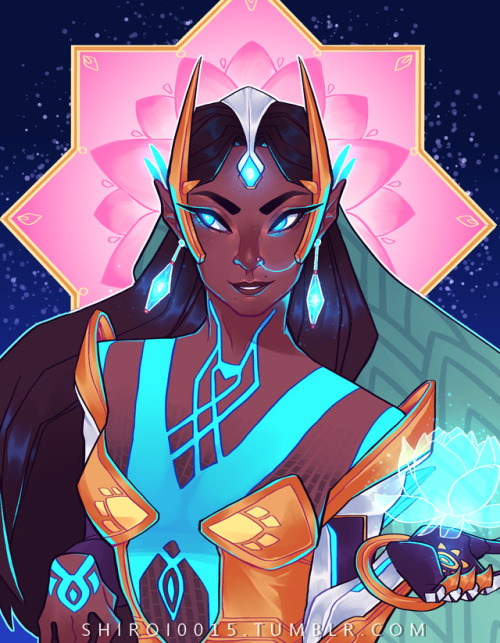 shiroi0015: glow queen symmetra twitter ver.