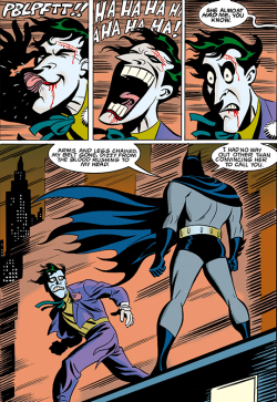 bloganddice:  harleyhquinn:  Batman admits that Harley Quinn almost killed him  And confirms that Harley is more dangerous and competent than the Joker could ever be. 