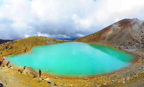 fatrat66: One of the Emerald Lakes in the Tongariro Alpine Crossing. Taken with ‘super vivid’ settin