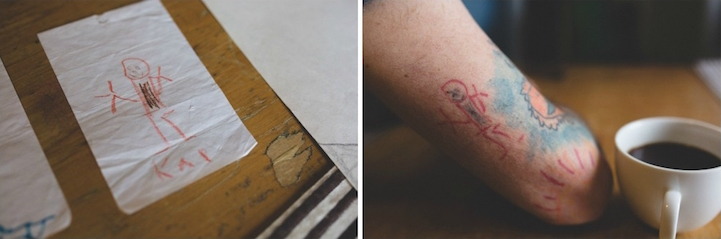escapekit:Father &amp; Sons TattoosFather Keith Anderson for the past 7 years