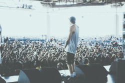 rayduker:  Parker James Cannon of The Story So Far and the crowd during their set at Warped Tour 2013 Dallas, TX  www.rayduker.com