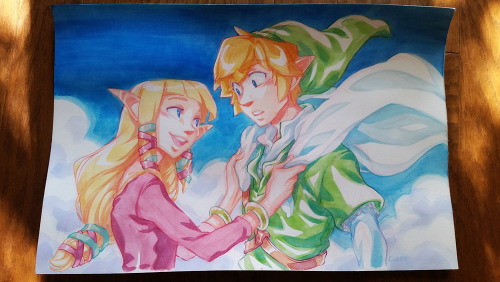littlewitchcurry:I was asked to make this watercolor to be part of an online giveaway next week (sta