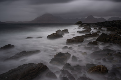 Isle of Skye during a stormy spring morning