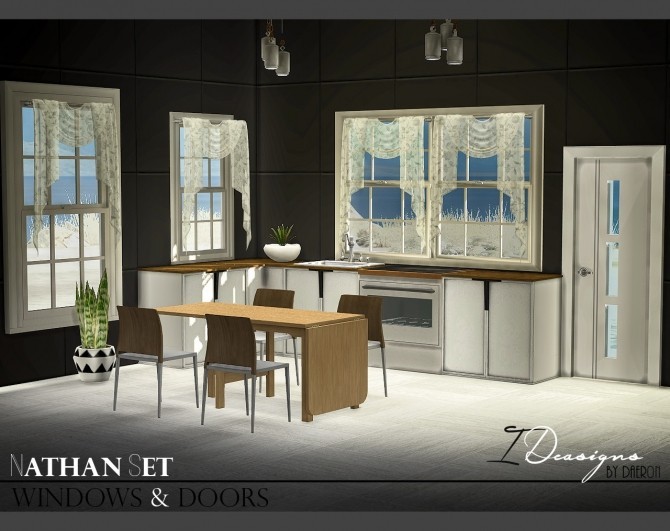 Thesimslife — Nathan Set Windows And Doors At Daer0n Sims 4