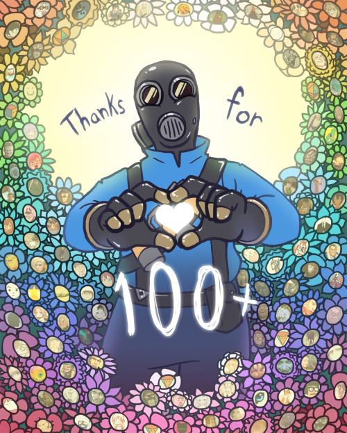 allthekiwi: To my 100+ f(ol)lowers, I give a cute Pyro. uvu Thank you all so much! It means the worl