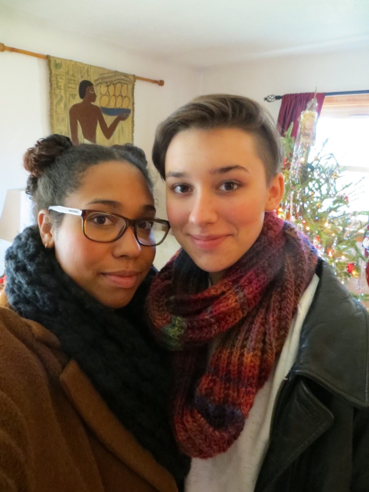 adorablelesbiancouples:  Recently celebrated our 1 year together. I love her more