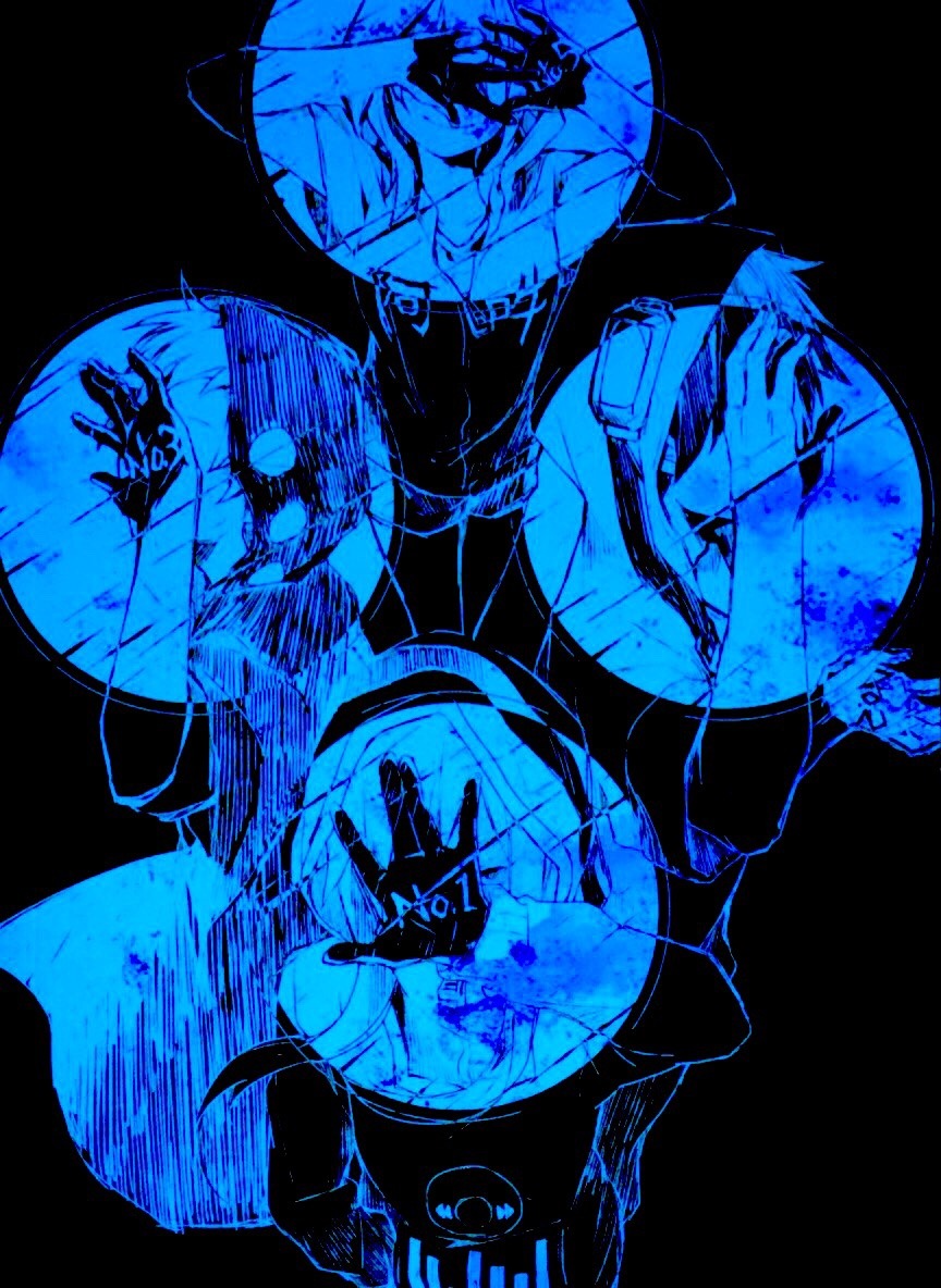 lazyspeedy:  Mekakucity V: Character Artwork by ShiduHave some dead children in honor