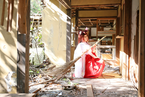 Cute Cosplay GIrl Higurashi Rin (Kitsune-Chan 3) 1-8
