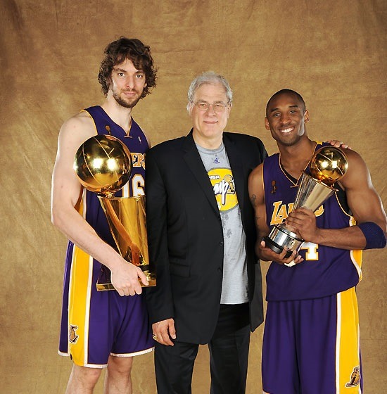 thelakersshowtime:  Quick guide to Phil Jackson’s coaching career, with the 3 big