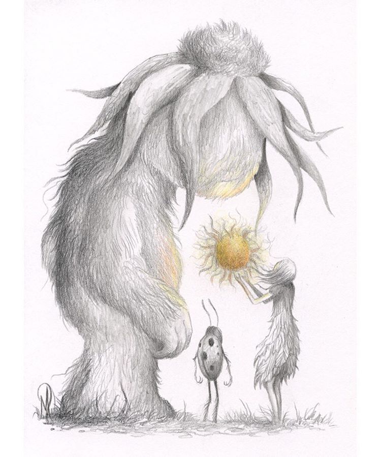 littlelimpstiff14u2:  Dan May’s Adorable MonstersDan May is a fine artist currently