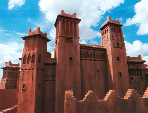 Morocco Pavilion at Epcot Center Shortly After Opening