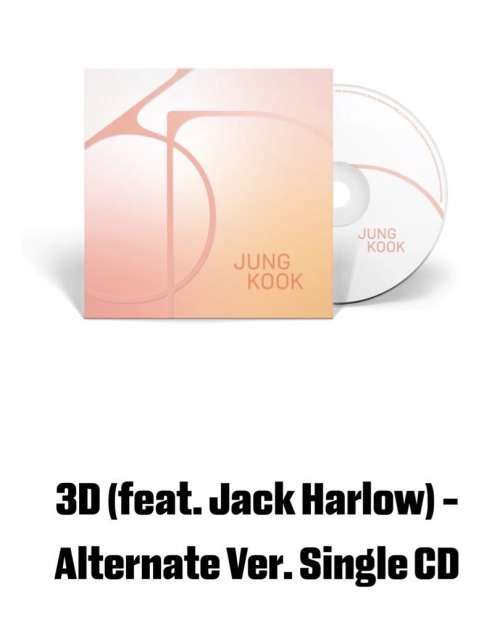 Jungkook - 3D CDs Are Now Available For Pre-order On The US Store!