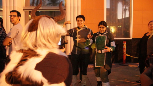 Some photos from last night&rsquo;s grand opening of Gallery Nucleus&rsquo; Legend Of Korra /  Avata