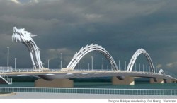 delano-laramie:  wildcat2030:  To celebrate the 38th anniversary of the liberation of Da Nang, the government of Vietnam has constructed the world’s largest dragon-shaped bridge over the Han River. Not only is it the steel bridge the largest of its