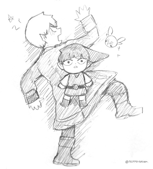 nippoisalien:More MP100 X Phantom Hourglass AU!! one.., no, three plush size Toon Link!Mob please…