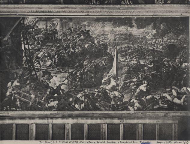 Tintoretto (Jacopo Robusti; Venezia 1518 - 1594), La conquista di Zara (the conquest