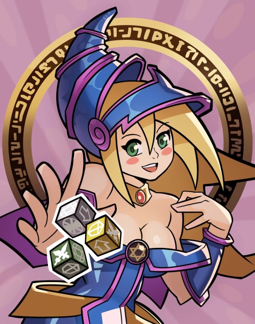 maivalentine:  Yu Gi Oh, Dark Magican Girl by SplashBrush  