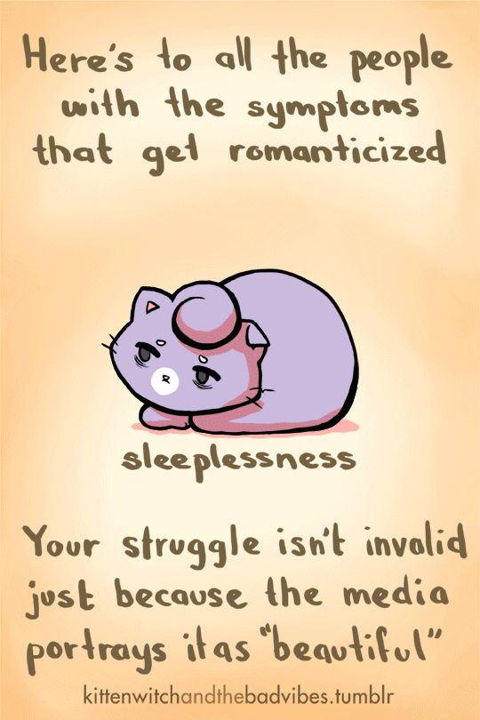 kittenwitchandthebadvibes: YOUR 👏 SYMPTOMS 👏 ARE NOT 👏 YOUR FAULT