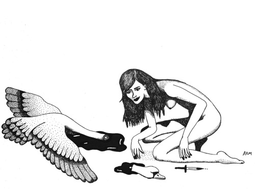 I will rewrite the myths written about women starting with Leda and the swan. In my version, there i