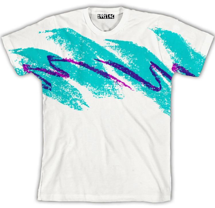 laughingsquid:A Line of Tops Featuring the Iconic Squiggly ‘Jazz’ Waxed Paper