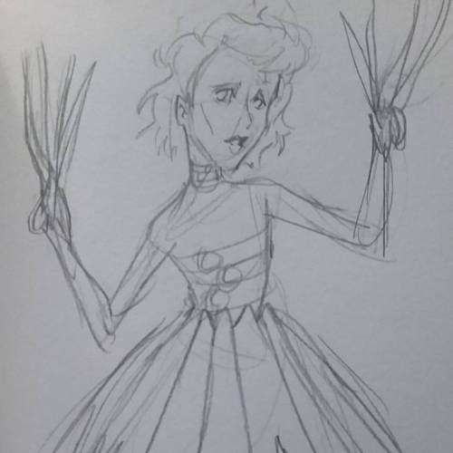 Princess Edward Scissorhands #sketchbook