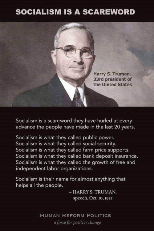 whatareyoureallyafraidof:    “Democratic Socialism” is a Boogeyman Republicans use to scare people into voting against their own self-interest.