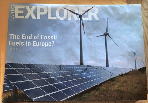 European Spotlight: AAPG Explorer Magazine / Feb 2018My Anthropocene sculptural meme continues its i
