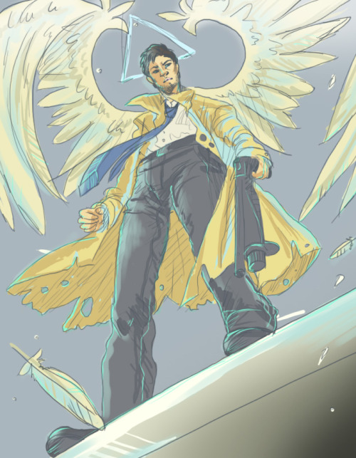 ahjiee-rana:‘Angel With A Shotgun’ sketch