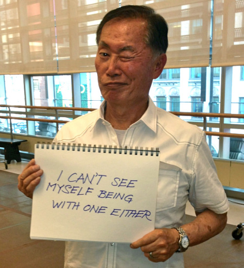 thefingerfuckingfemalefury:  ikkimikki:  the-feminist-fangirl:  chandra75:  George Takei, You rule.   George Takei is a beautiful human being.  I love George Takei!  George Takei being amazing and mocking these sad, pathetic bigoted idiots in his glorious