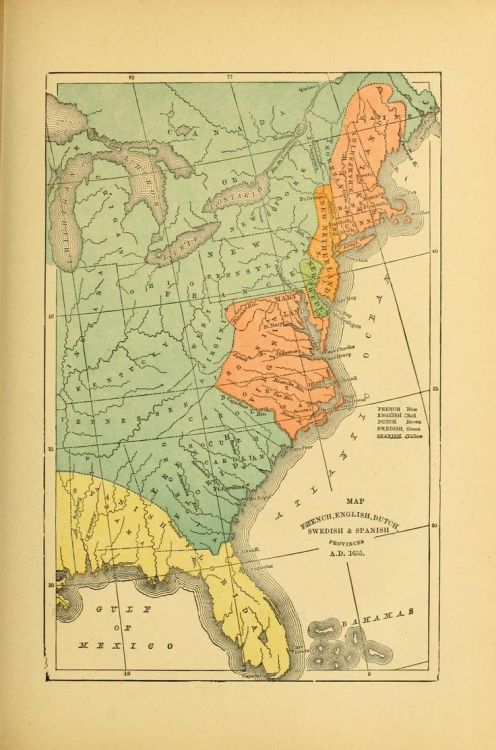nemfrog:  French, English, Dutch, Swedish and Spanish provinces, A.D. 1655. United States: a history. 1891.
