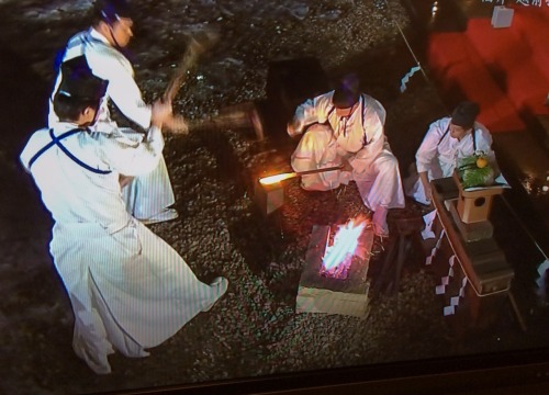 Traditional Japanese Swordsmith  Takefu Knife Village, Echizen Fukui （NHK ゆく年くる年）