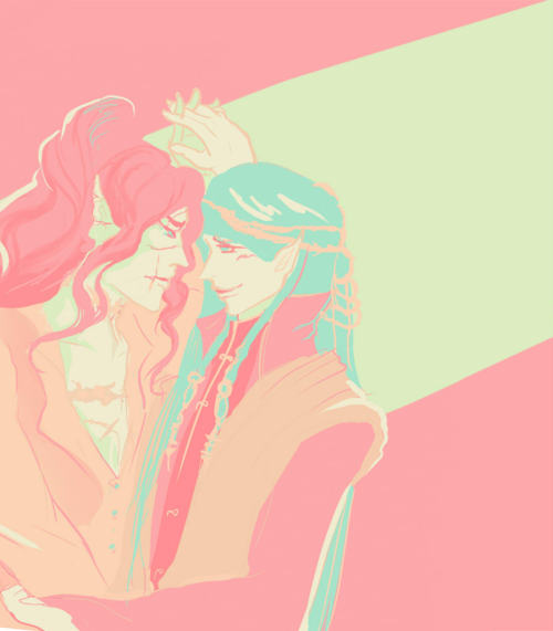 More palette meme! I got mega excited about doing this because Russingon is second OTP in my heart (