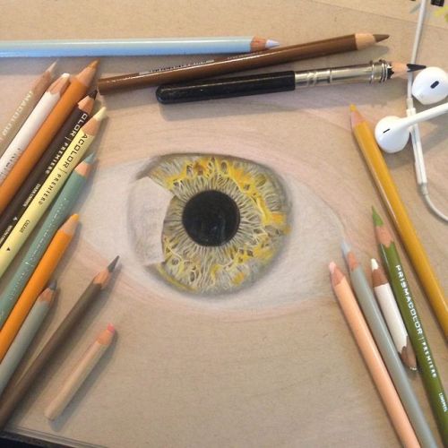 XXX  ok but now draw the other eye  photo