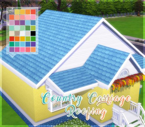 misschaii:  Country Carriage Roofing Recolor Item Details: Standalone recolor. Recolored in @eversim