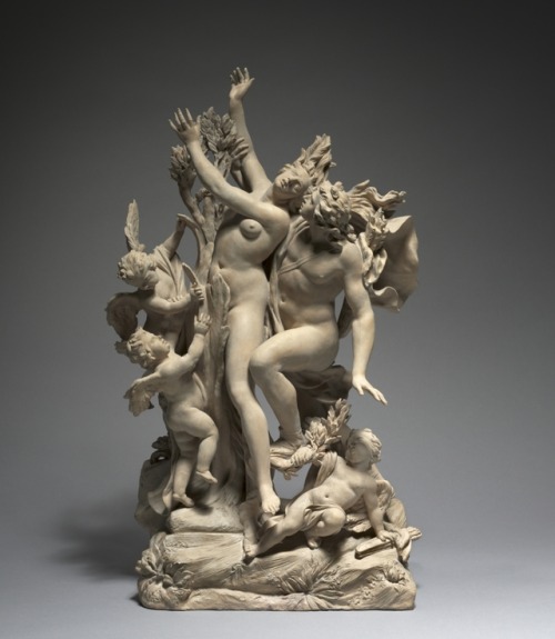 cma-european-art: Apollo and Daphne, Massimiliano Soldani , c. 1700, Cleveland Museum of Art: Europe