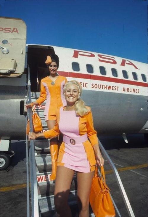 poshchocs:PSA stewardesses 1972 