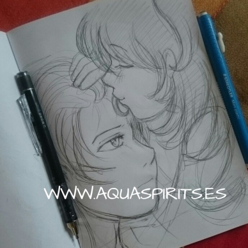 lenbarboza: Kiss the Sun (InuKag) &amp; Kiss the Moon (SessRin). WIP fanarts ❤ Beautiful!