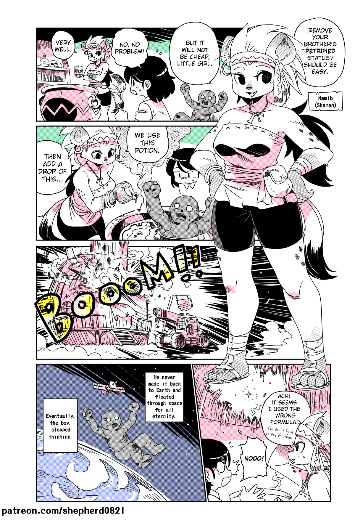  Modern MoGal # 069 - Shaman The boy’s journey still continues. To be continued