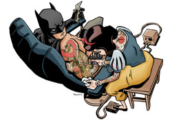 haetten:  Batman gets a tattoo from snow on We Heart It.