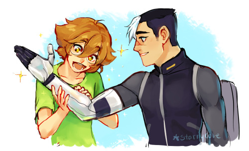 starrycove: PIDGE WOULD BE A TOTAL GEEK OVER SHIROS ARM 