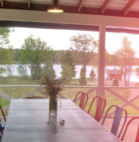 Farmhouse Porch - Backyard