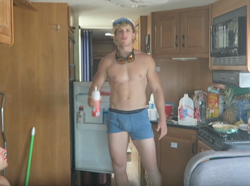 malecelebunderwear:  jjyaknow:  Logan Paul in underwear  The Paul brothers have been putting a fine shift in when it comes to underwear sightings recently.