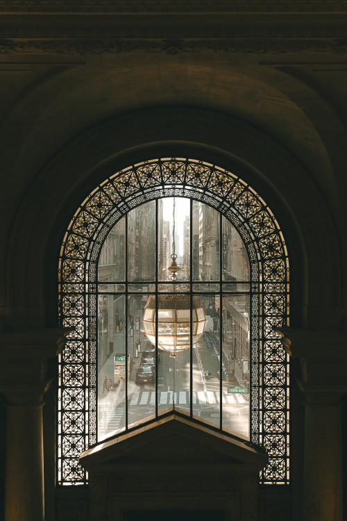 A quiet space, in a busy city.NYPL