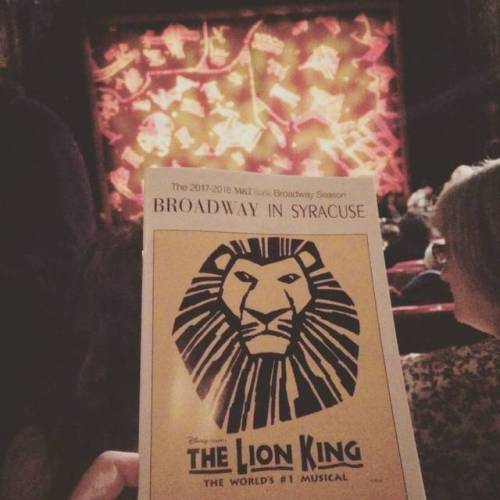 Getting ready to see The Lion King! #disney #musical #broadway #theater #theatre #landmarktheater #l