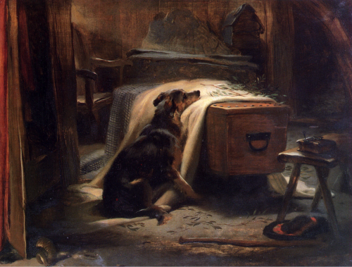 Edwin Landseer -  Old Shepherds Chief Mourner - 1837