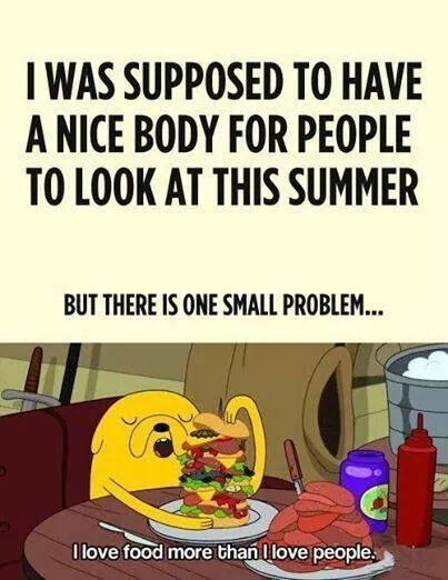 cute1200ute:  I love food waaaay more than I love people