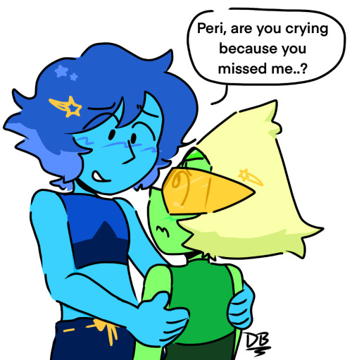 Ok, We Already Had Peridot Comforting Lapis, But Now How About LAPIS Comforting Peridot? Especially After