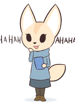theartmanor:Fenneko is the cutest and silliest