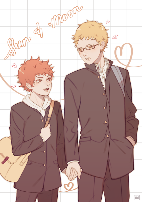 tsukihina print,, I wanna try rendering more stuff like this.