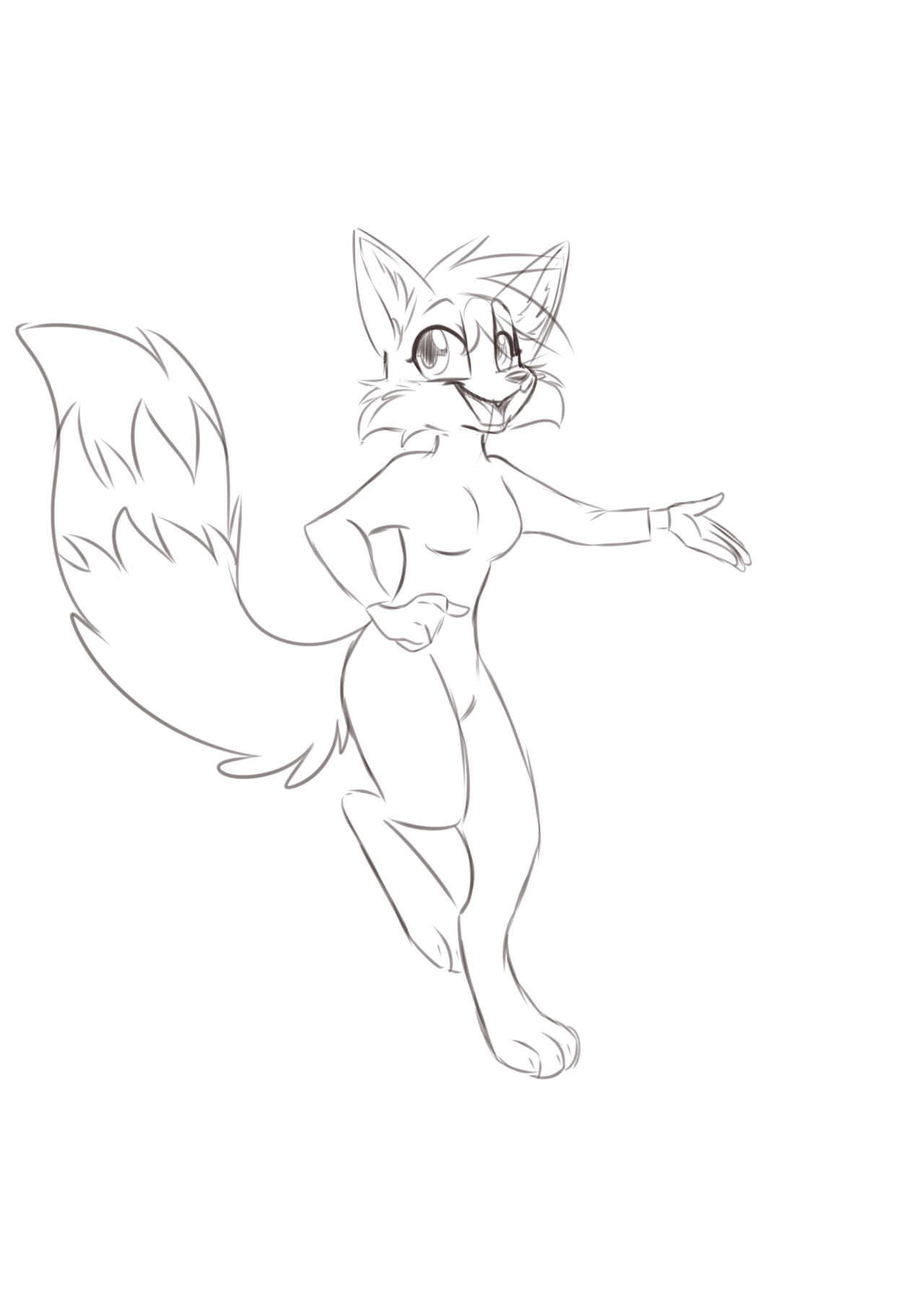 meowmavi:Some Anthro Practice just for fun x3 I´m trying to learn to draw manga